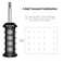 SUTOUG Combination Lock Waterproof 4 Digit Padlocks with Combination Code Zinc Alloy Combination Lock for Door Tool Boxes Schools Gym Garden Fences Reel Cabinet  Storage Black 1PCS