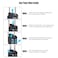 SUTOUG Combination Lock Waterproof 4 Digit Padlocks with Combination Code Zinc Alloy Combination Lock for Door Tool Boxes Schools Gym Garden Fences Reel Cabinet  Storage Black 1PCS