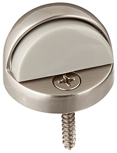 National Hardware N326751 V1940 Floor Door Stop in Satin Nickel