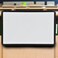 School Smart Dry Erase Board with Marker Black Frame 11 x 17 Inches
