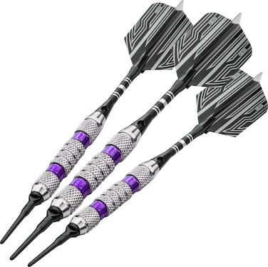 Viper Wind Runner Soft Tip Darts Purple Rings 18 Grams