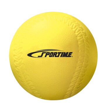 Sportime  9185 Coated Foam Softball  HighVisibility Yellow item brand name print color may vary 3710