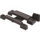 PrimeLine F 2532 Slim Line Sliding Window Sash Lock 214 In Hole Centers Diecast Zinc BlackPainted Single Pack