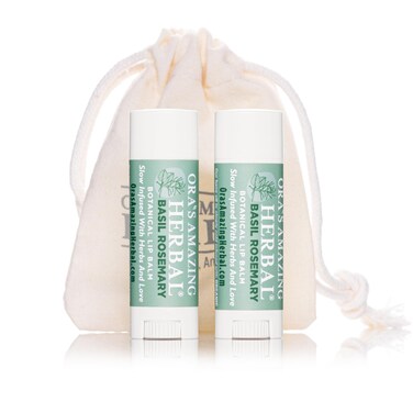 Natural Lip Balm Perioral Dermatitis Treatment Calendula Lip Balm Healing Lip Balm with Immune Supportive Basil  Rosemary Essential Oil Organic Coconut Oil 2 Pak Oras Amazing Herbal