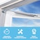 Wright Products  Standard Duty Pneumatic Screen And Storm Door Closer Aluminum Grey
