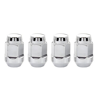 MCGARD 64010 Chrome Bulge Cone Seat Style Lug Nuts 12  20 Thread Size  Set of 4