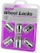 MCGARD 24538 Chrome Cone Seat Wheel Lock 1220 Thread Size  Set of 5