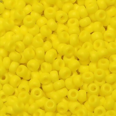 Miyuki Seed Beads 80 Opaque Yellow 22gram Tube of Beads