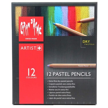 Caran Dache Set of 12 Pastel Pencils 788312
