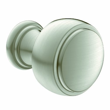 Moen Weymouth Brushed Nickel 132 Brass Cabinet or Drawer Knob YB8405BN