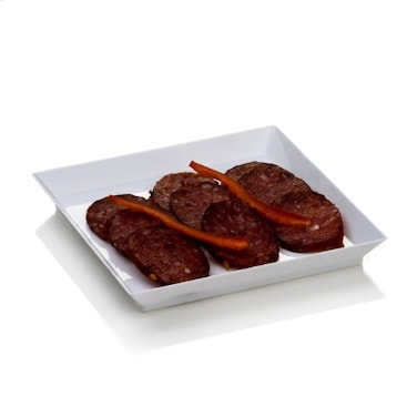 Restaurantware 5 x 5 Inch Mini Tasting Plates 100 Disposable Square Plastic Plates  Durable Stylish White Plastic Hors Doeuvre Serving Plates For Desserts Or Appetizers At Parties