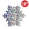 3D Prismatic Snowflake Centerpiece