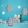 3D Prismatic Snowflake Centerpiece