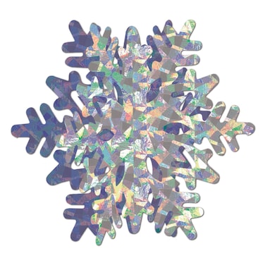 3D Prismatic Snowflake Centerpiece