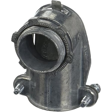 Halex  P4 Flex  90 Degree Connector   Inch  Silver  11007B  10Box