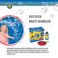 PUSTEFIX Multi Bubbler Giant Bubble Ring and Multi Bubble Ring Toy Set for Kids Includes 845 oz Bubble Solution Bottle and Liquid Tray Makes Big Bubbles Multicolor Model 505310
