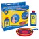 PUSTEFIX Multi Bubbler Giant Bubble Ring and Multi Bubble Ring Toy Set for Kids Includes 845 oz Bubble Solution Bottle and Liquid Tray Makes Big Bubbles Multicolor Model 505310