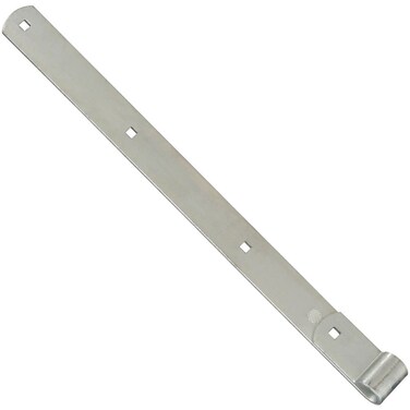 National Hardware N248047 Gate Hinge Strap 24Inches Coated with WeatherGuard Protection ZincPlated