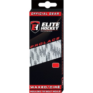 Elite Hockey Prolace Waxed Hockey Skate Laces White 130