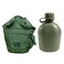 Military Outdoor Clothing Previously Issued US GI 1 Quart Olive Drab Military Canteen Nylon Cover with Never Issued 1 Quart Olive Drab Canteen
