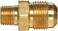 Anderson Metals540481012 Brass Tube Fitting HalfUnion 58 Flare x 34 Male Pipe