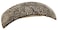 France Luxe Rectangle Volume Barrette  Opera Silver