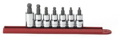 GEARWRENCH 38 Drive Ball End Hex Bit SAE Socket Set 7 Pc  80586