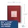 Roaring Spring Oversize Lab Book with Numbered Pages 4x4 Grid Ruled 1175 x 925 76 Sheets152 Numbered Pages of premium 20 lb Green Paper Red Board Cover