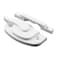 PrimeLine F 2669 Sash Lock 2116 In Hole Centers Fits Single and Double Hung Vinyl Windows Vinyl Construction White Single Pack