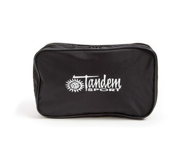 Tandem Sport Amenity Kit Bag  Professional Volleyball Referee Bag  Ref Kit with Compartments for Whistle Net Setter Pocket Pump Pressure Gauge and Penalty Cards  Black Bag Only