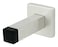 INOX DSIX1432D Square Wall Mount Door Stop with Square Base Satin Stainless Steel