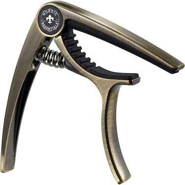Guitar Capo Deluxe for Acoustic Guitars Ukulele Banjo Mandolin Bass  Made of Premium Quality Zinc Alloy for 6  12 String Instruments  Luxury Accessories by Nordic Essentials