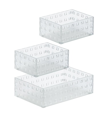 Likeit Bricks 90012 Storage Bin Translucent White