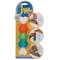 JW Pet EverTuff Treat Pod Nylon Dog Toy Small White Bone with Colored Pods of Orange Green Blue