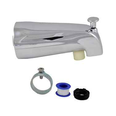 DANCO Diverter in Chrome 89266 Universal Tub Spout with Handheld Shower Fitting Pack of 1