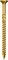 GRK 772691021779 Multi Purpose R4 Screws 6 Inch Gold