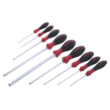 Wiha 36790 9Piece Metric MagicRing Ball End Hex Driver