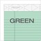 TOPS 63090 Prism Plus Colored Legal Pads 5 x 8 Green 50 Sheets Pack of 12