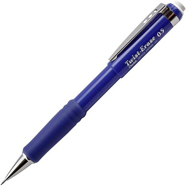 PentelR TwistEraseR III Automatic Pencil 05 mm Blue 1 each