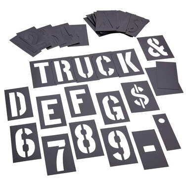 CH Hanson 10194 4  46 pc Plastic Interlocking Stencil
