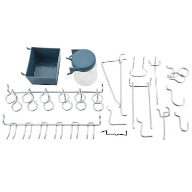 National Hardware N112058 2392BC Peg Hook Assortment in Zinc plated 43 pack43piece kit