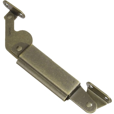 National Hardware N208686 V1893C Center Spring Lid Support in Antique Brass 76L x 37W