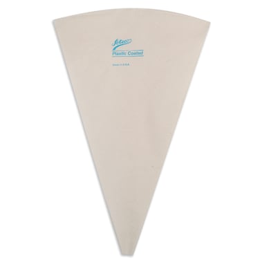 Ateco Plastic Coated Canvas Decorating Bag 10Inch Reusable Made in USA White