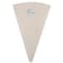 Ateco Plastic Coated Canvas Decorating Bag 10Inch Reusable Made in USA White