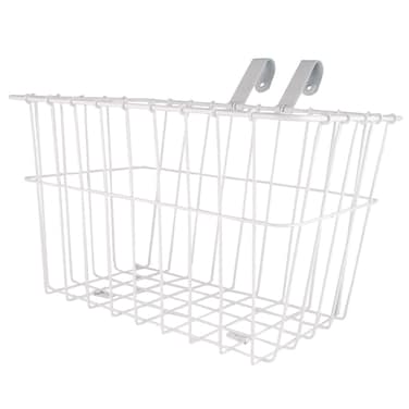 Wald Front Grocery Bicycle Basket 145 x 95 x 9 White W135WH