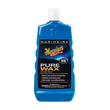 Meguiars M5616 MarineRV Pure Wax Carnauba Blend  16 Oz Bottle