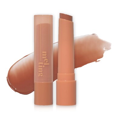 ETUDE Ginger Sugar Melting Balm Stick 04 Peanut Butter  Tinted Moisturizing Lip balm  Natural Ingredients Hydrate Ginger Sugar Shea Butter Moisturizing Relaxing Effect  KBeauty