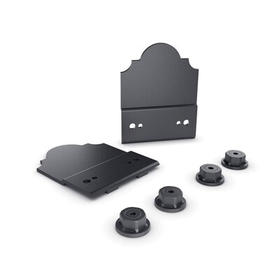 Ozco Building Products 56611 Laredo Sunset Truss Accent Plates 2 per Pack Black