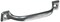 Wright Products 4 34 inch Pull Handle for Screen Doors Cabinets Drawers DIY Home Projects Galvanized