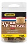 General Tools 38Inch Flat Head Plugs 313038 FSC Ethically Sourced Oak 50 Count Pack of 1